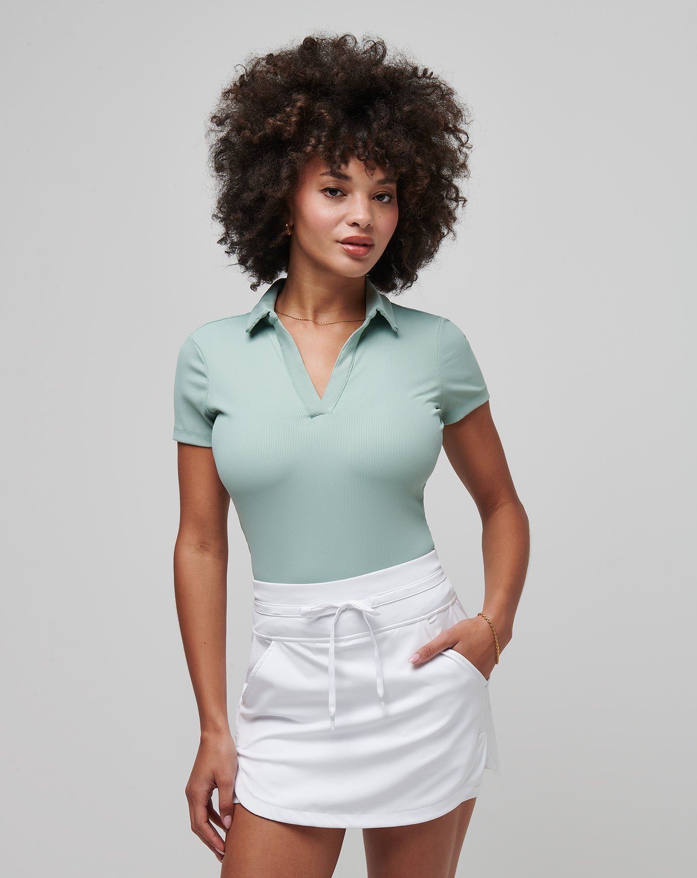 Moveknit Vneck Polo image 15