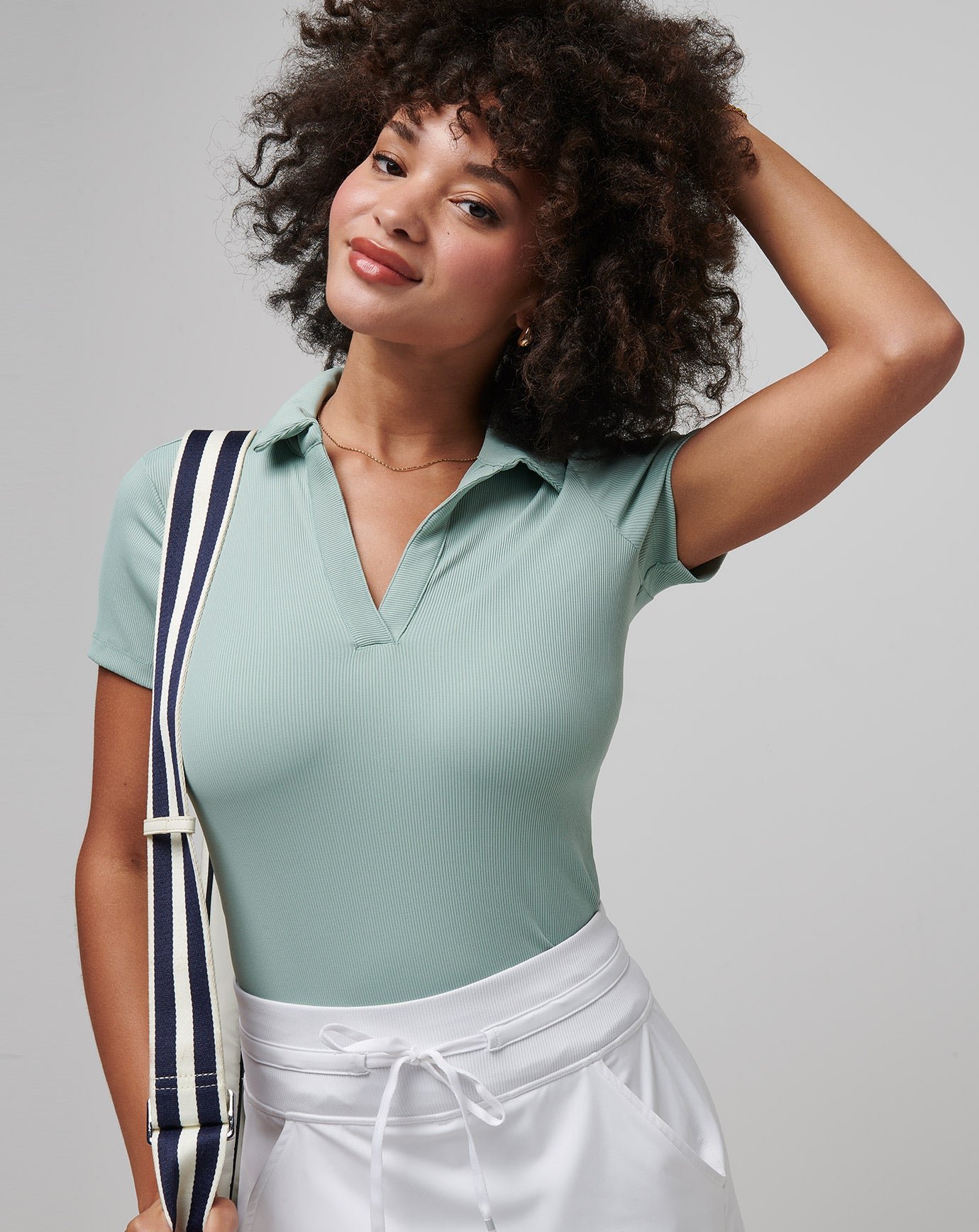 Moveknit Vneck Polo image 26