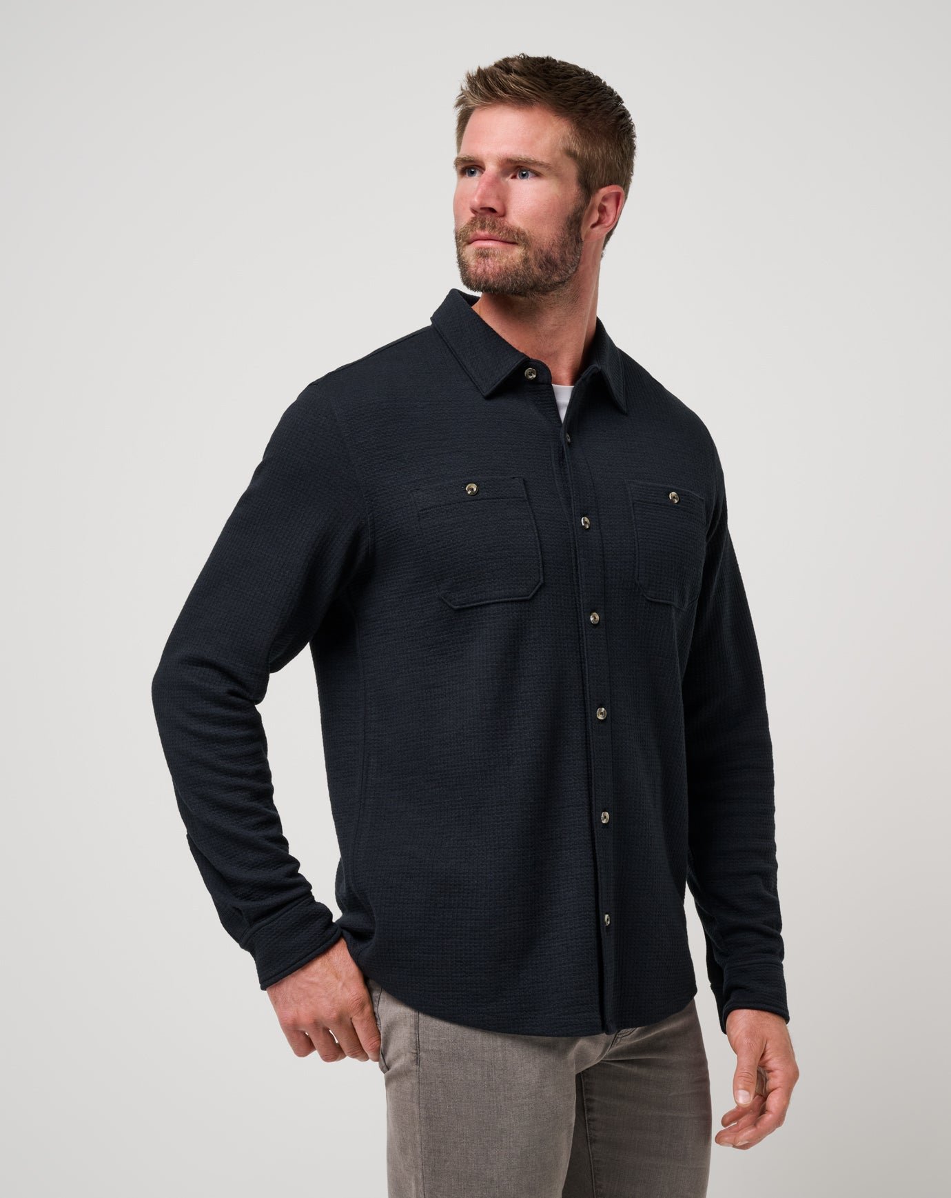 Cloud Waffle Shirt Jacket image 5
