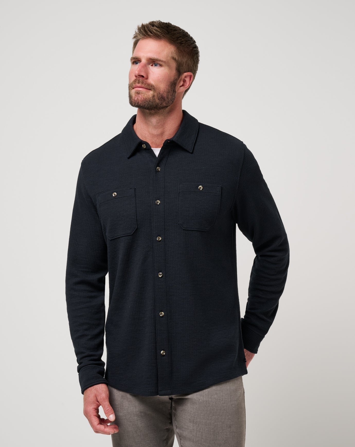 Cloud Waffle Shirt Jacket image 6