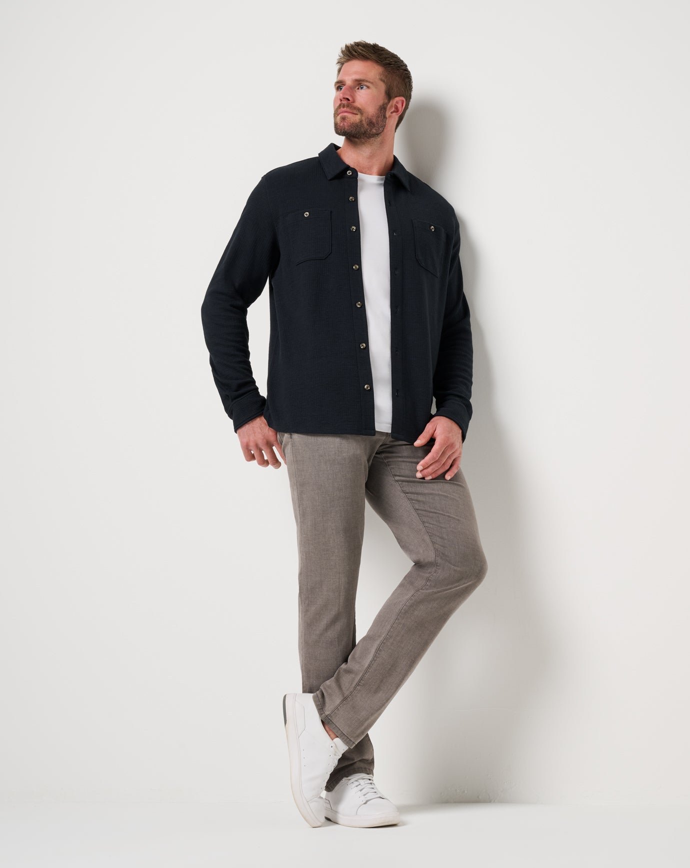 Cloud Waffle Shirt Jacket image 7