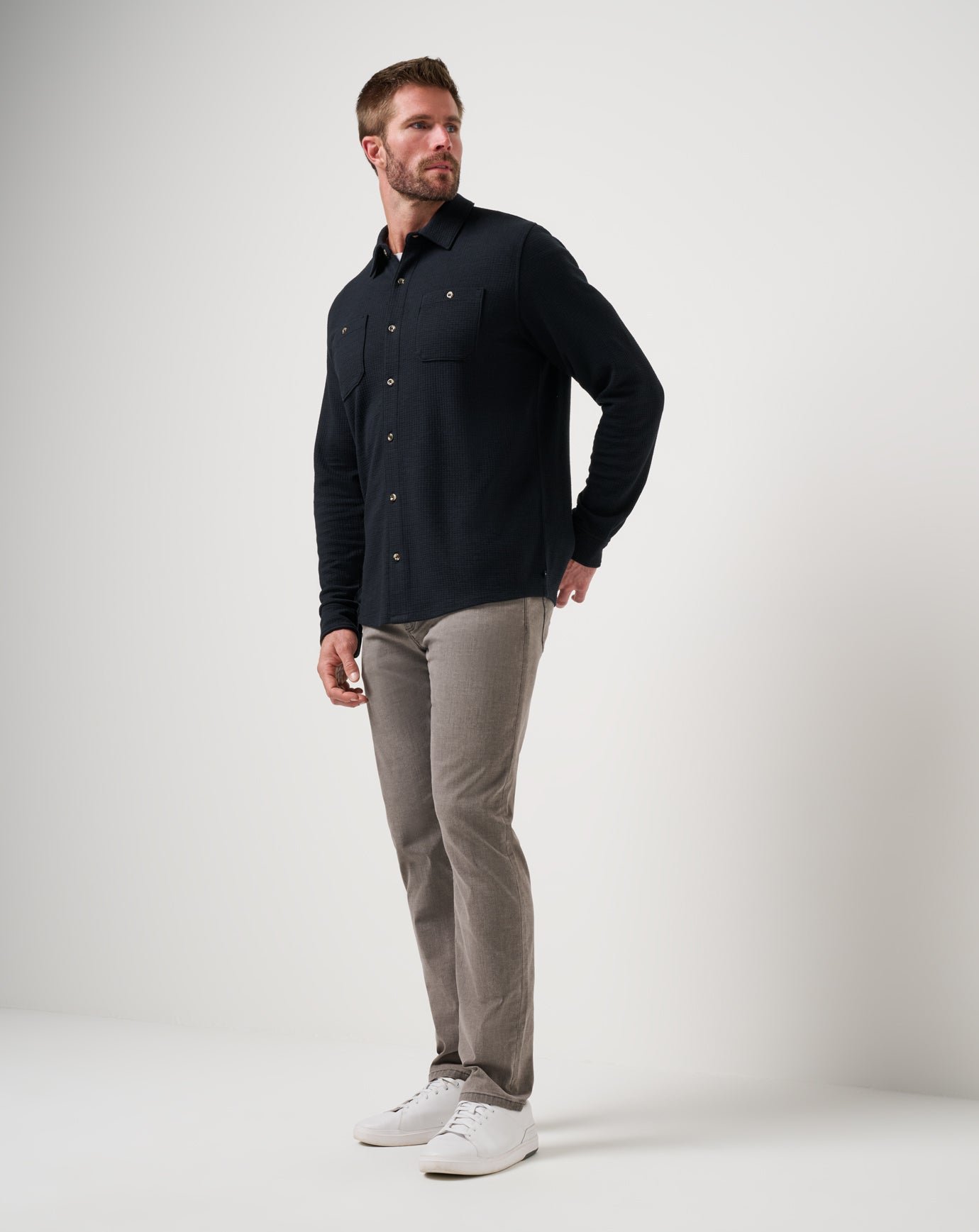 Cloud Waffle Shirt Jacket image 8