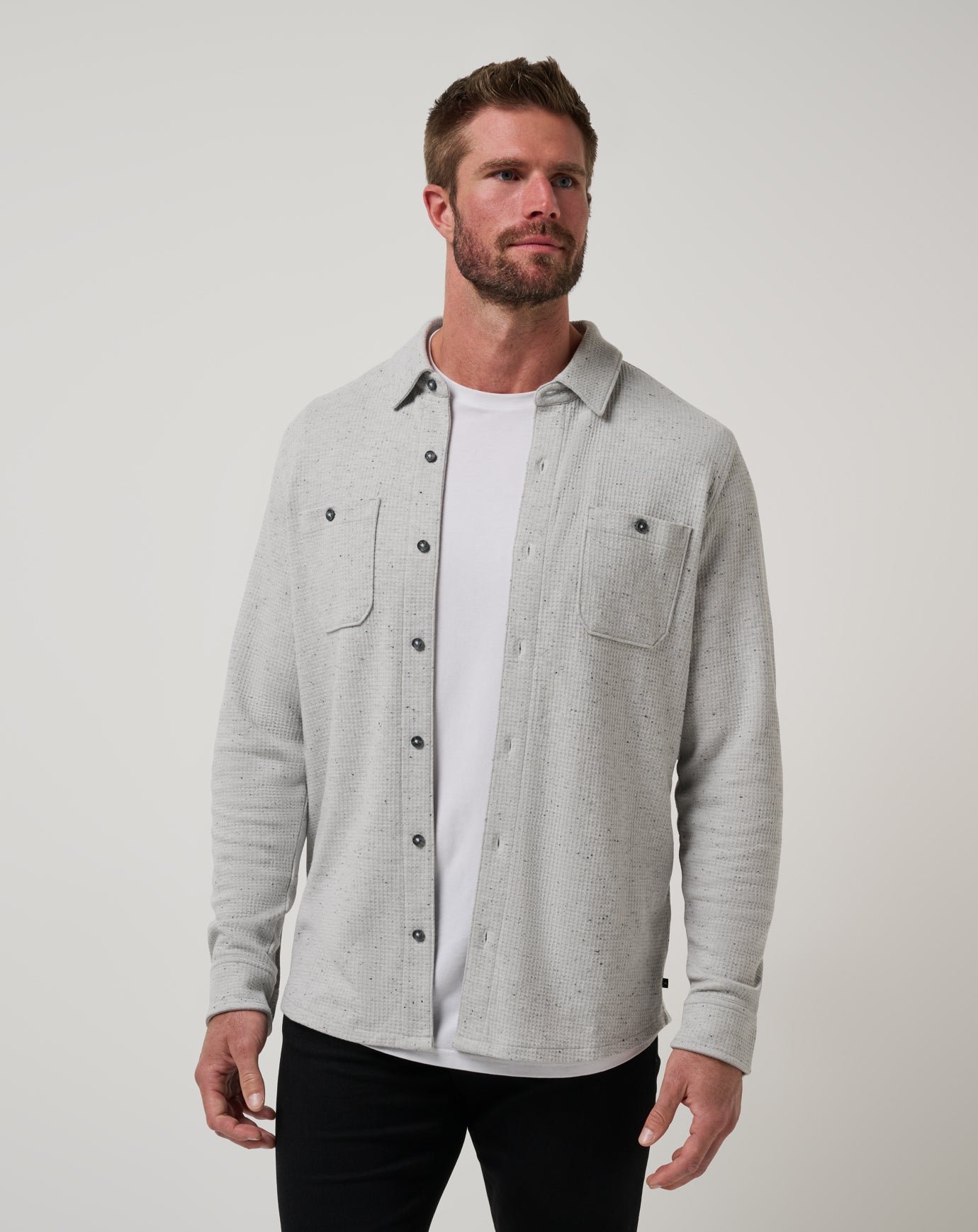 Cloud Waffle Shirt Jacket image 11
