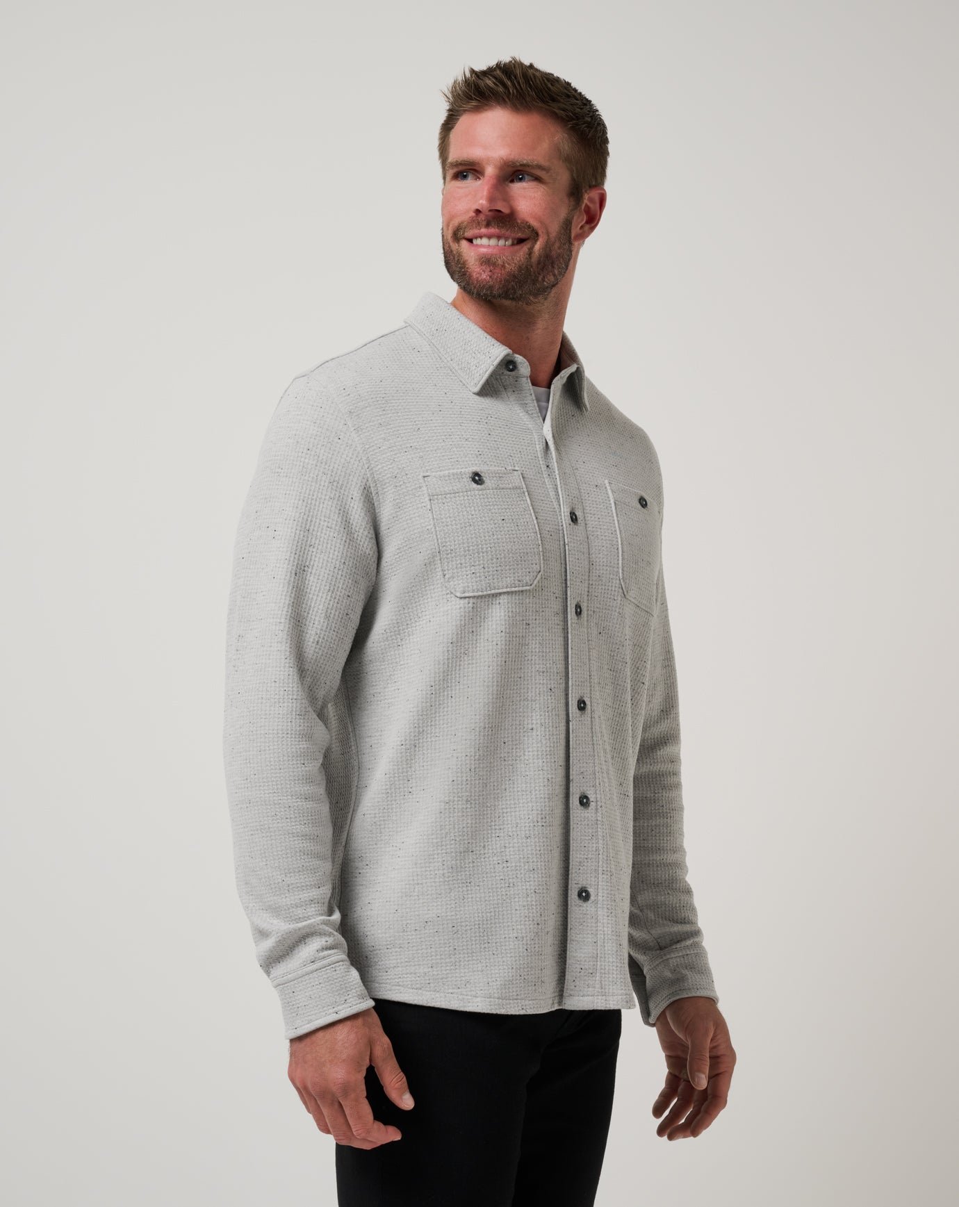 Cloud Waffle Shirt Jacket image 13