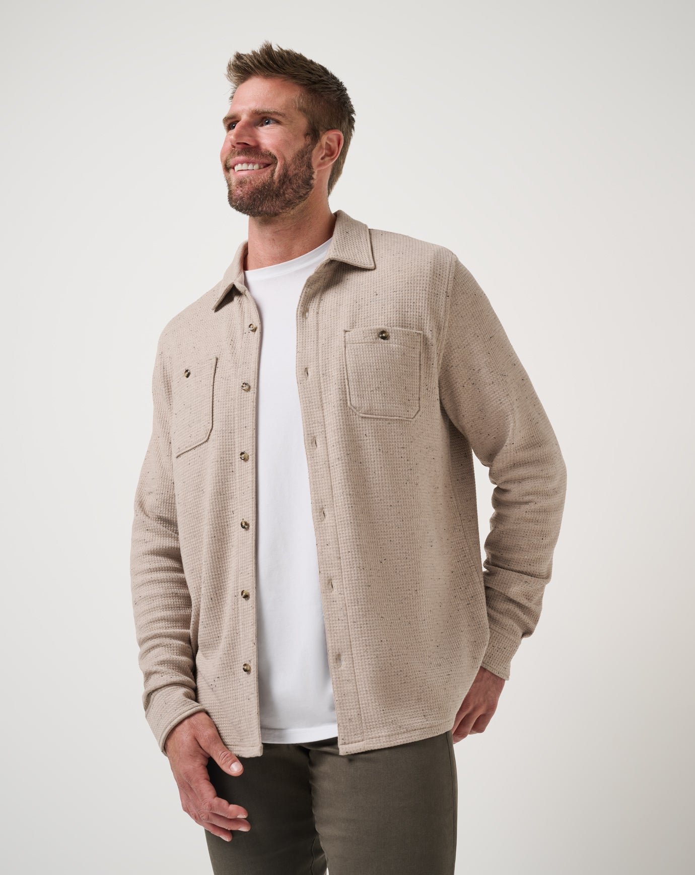 Cloud Waffle Shirt Jacket image 19