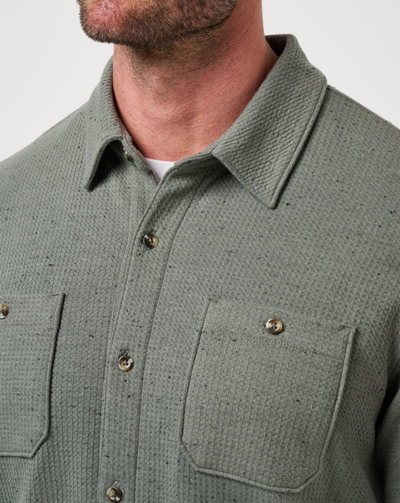 Cloud Waffle Shirt Jacket image 33