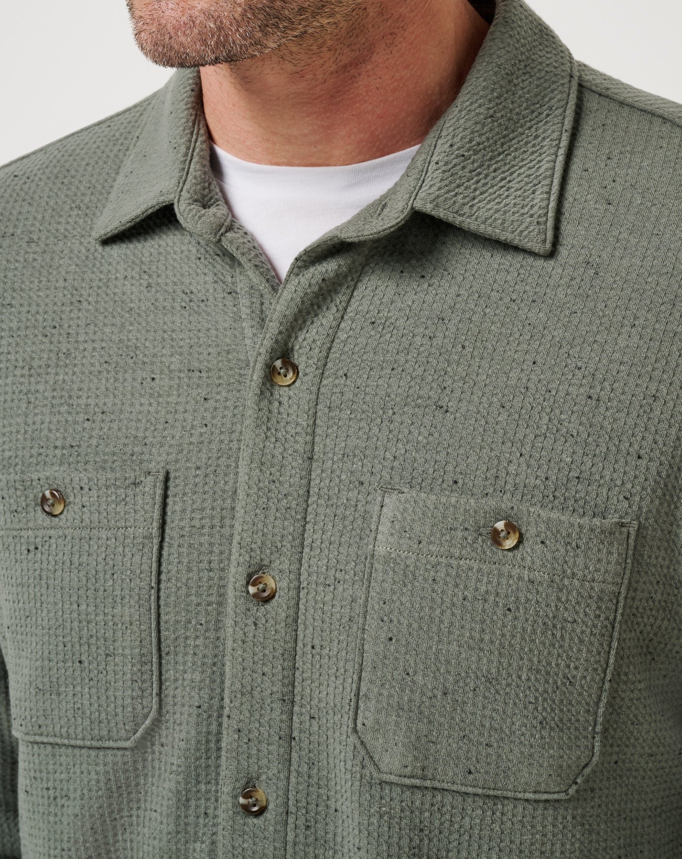 Cloud Waffle Shirt Jacket image 32
