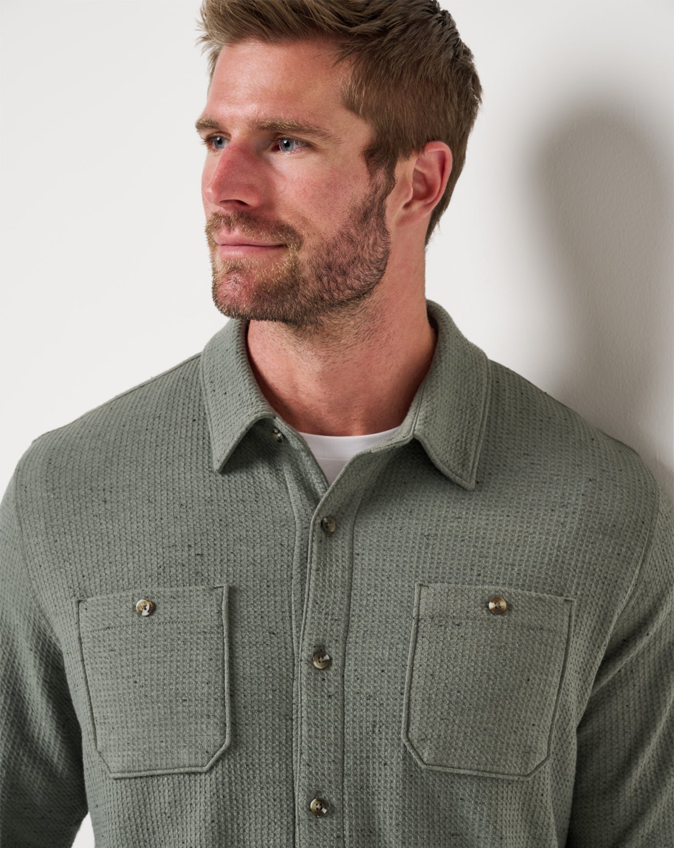 Cloud Waffle Shirt Jacket image 35