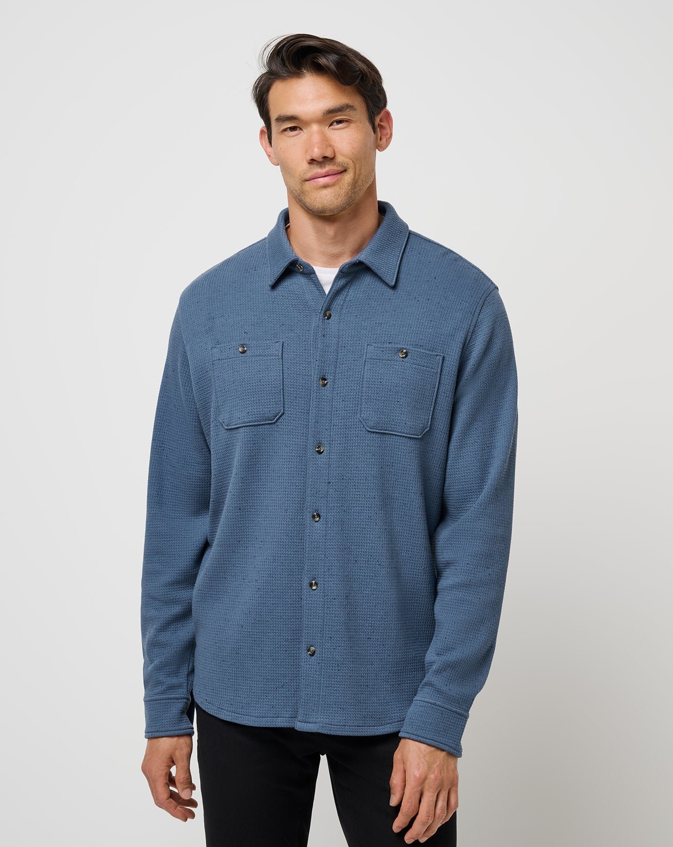 Cloud Waffle Shirt Jacket image 46