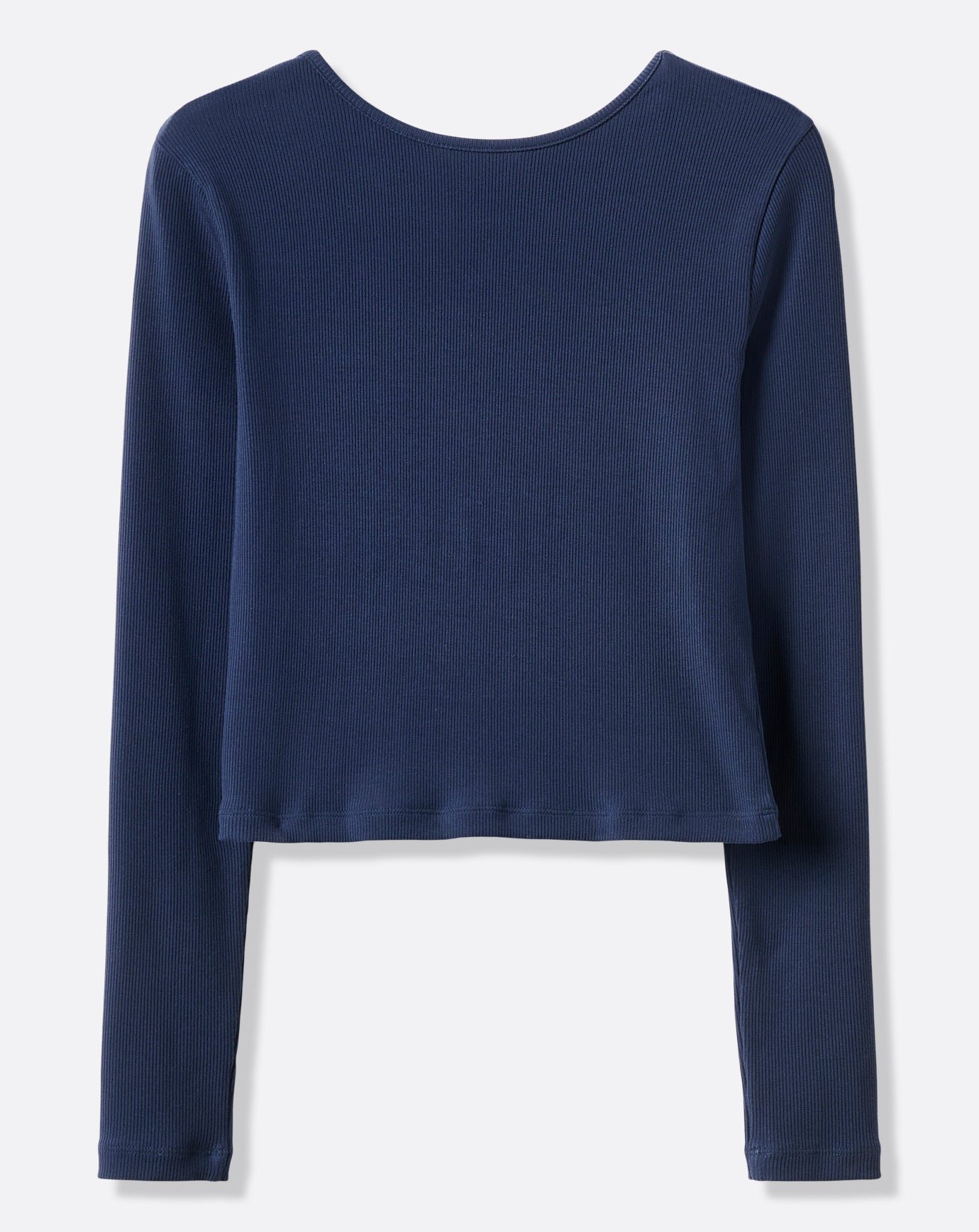 Cloud Rib Long Sleeve Button Top image 5