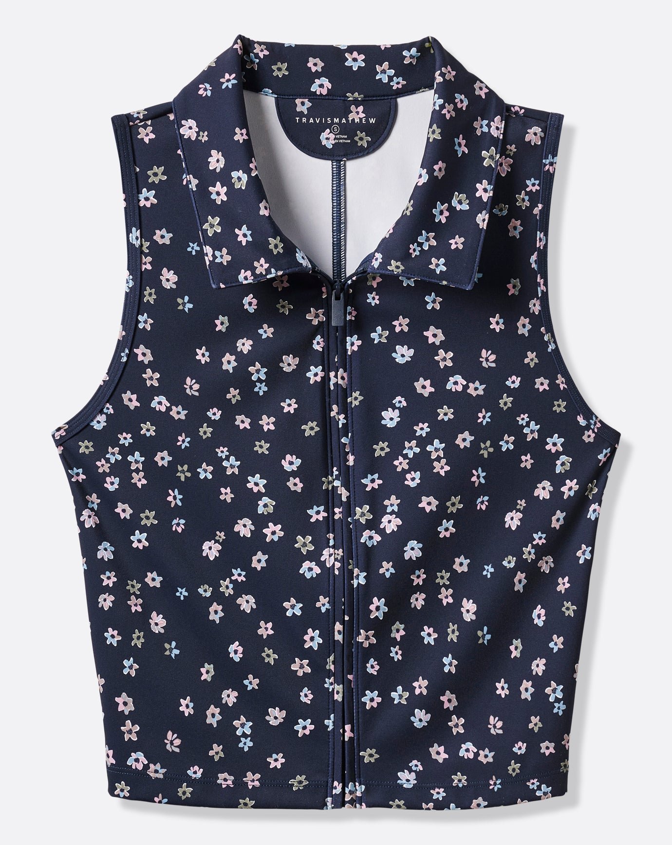 Moveknit Printed Zip Polo image 6