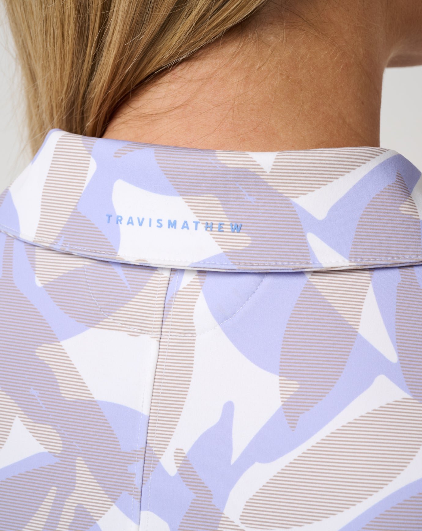 Moveknit Printed Zip Polo image 10