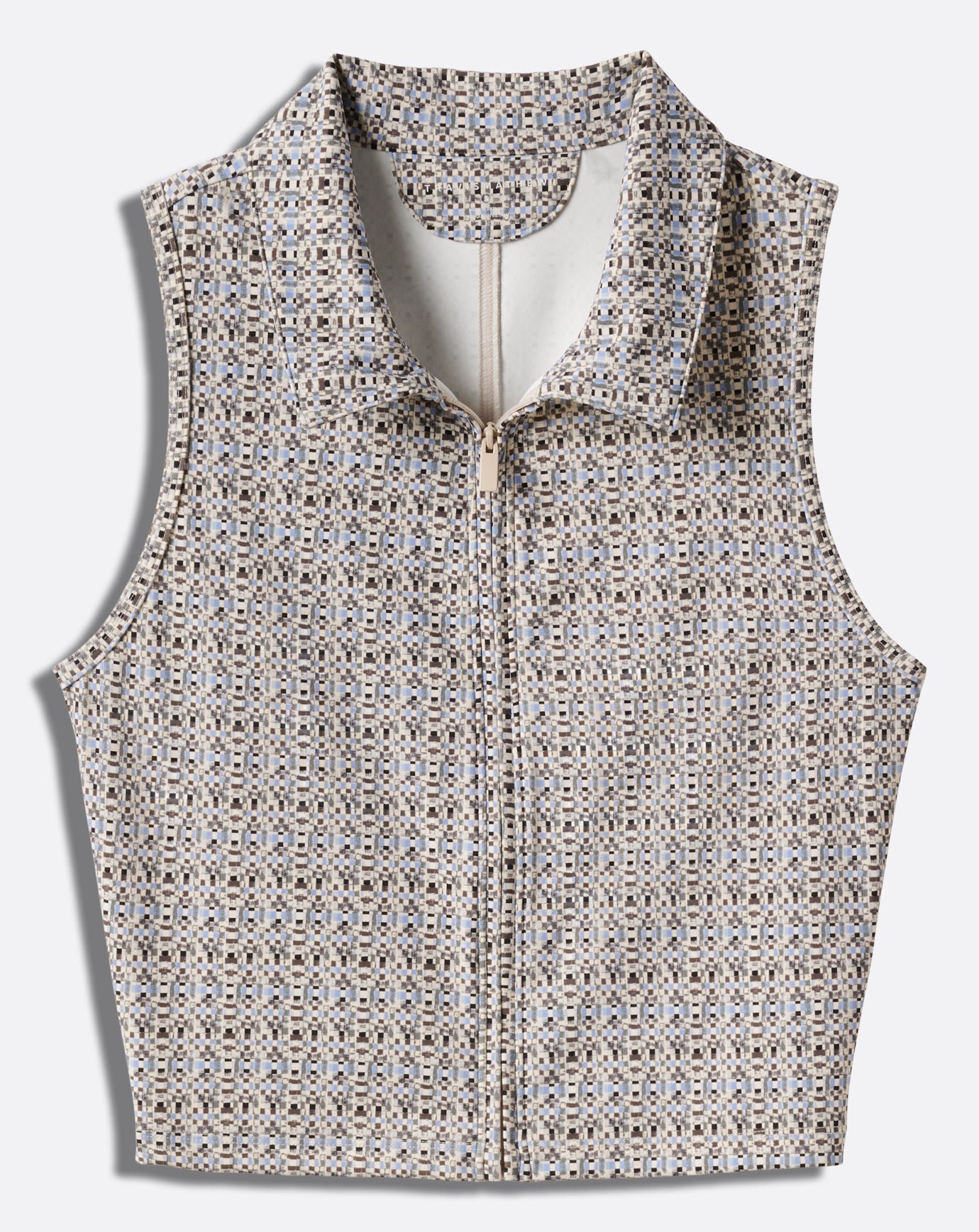 Moveknit Printed Zip Polo image 26