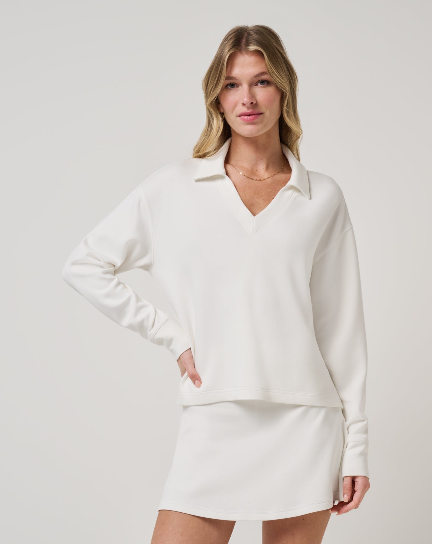 Skyloft Soft Vneck Pullover image 7
