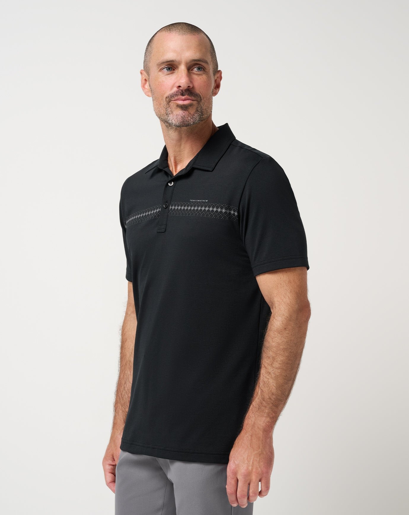 Heater Series Jersey Chest Stripe Polo image 2