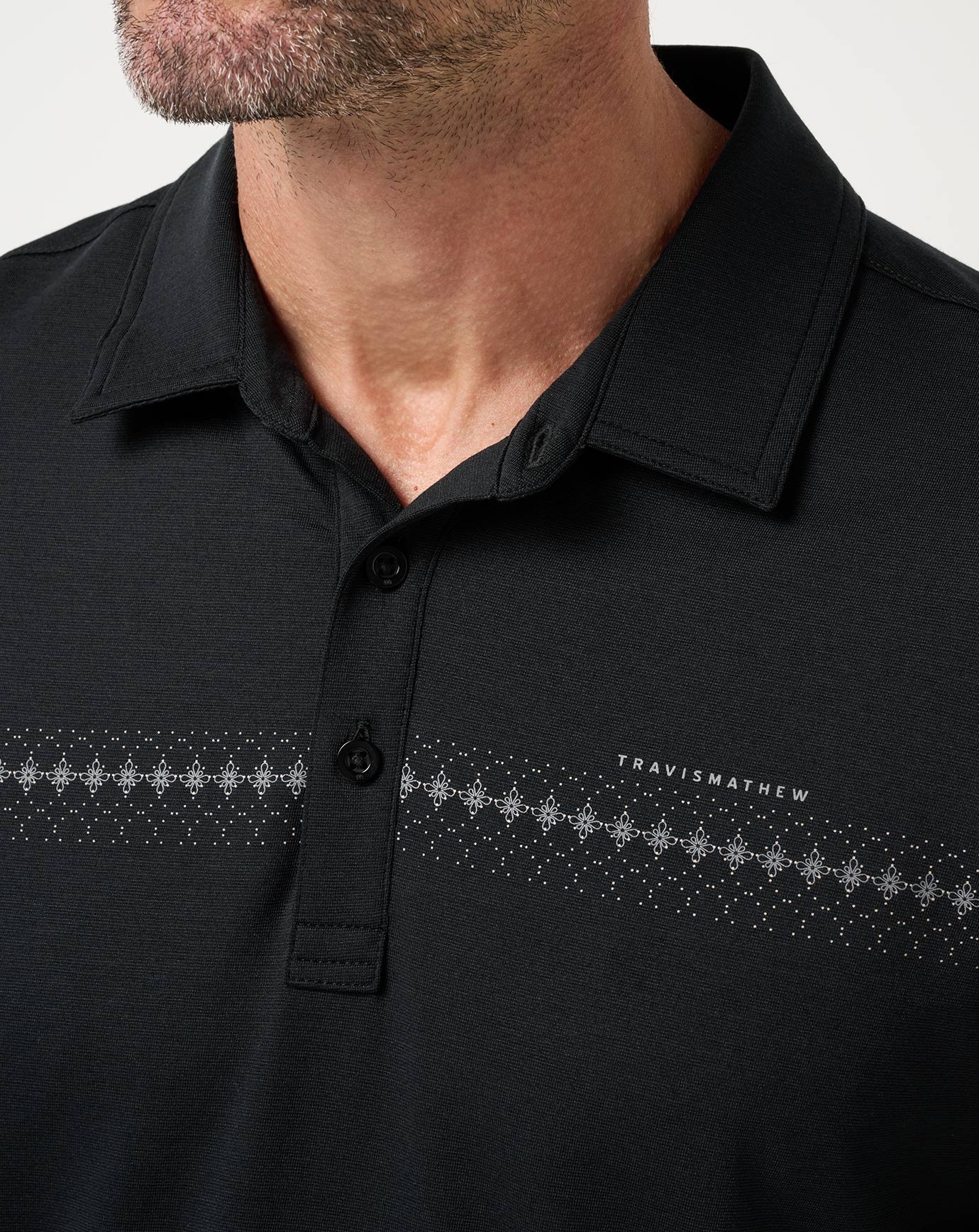 Heater Series Jersey Chest Stripe Polo image 4