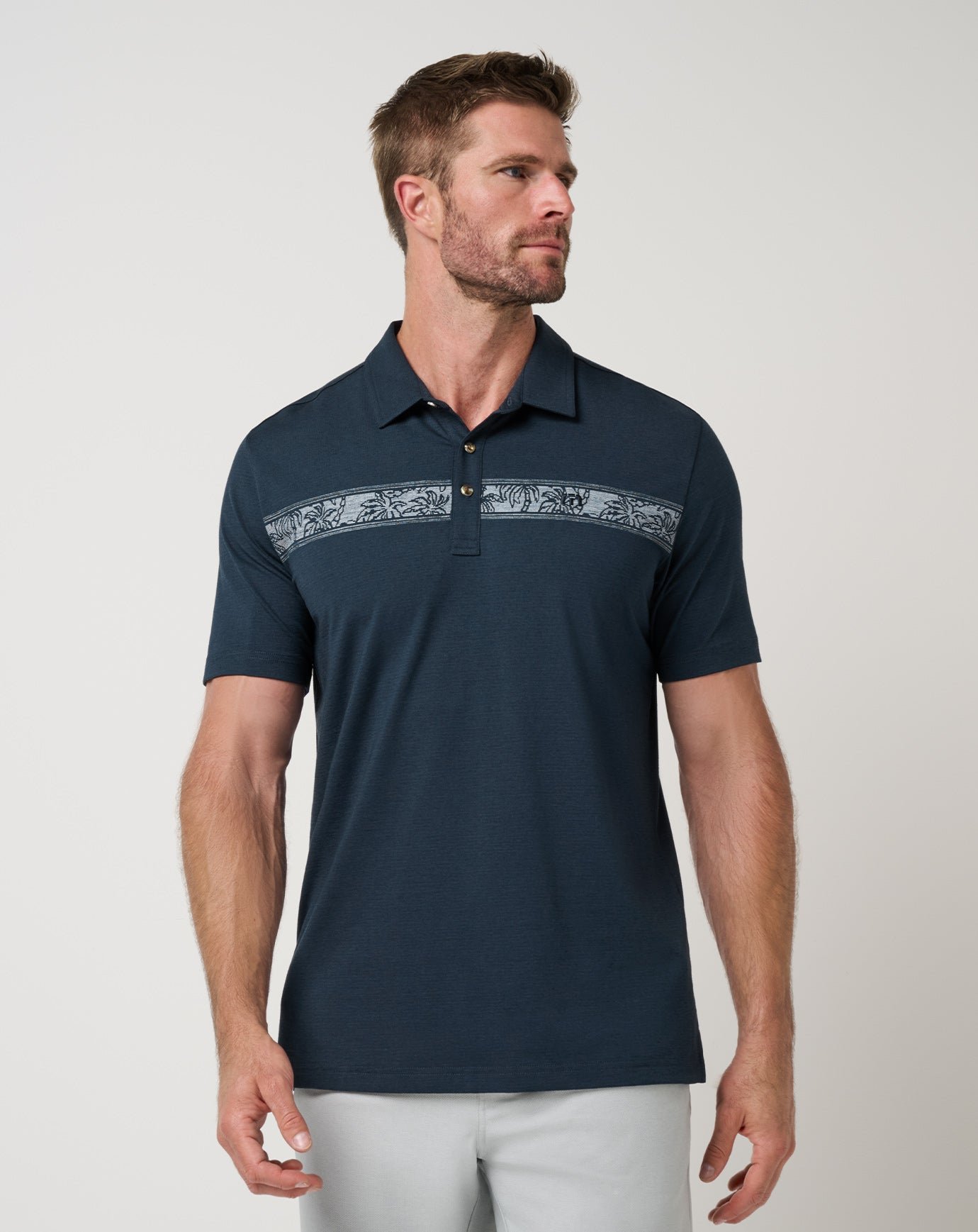 Heater Series Jersey Chest Stripe Polo image 7