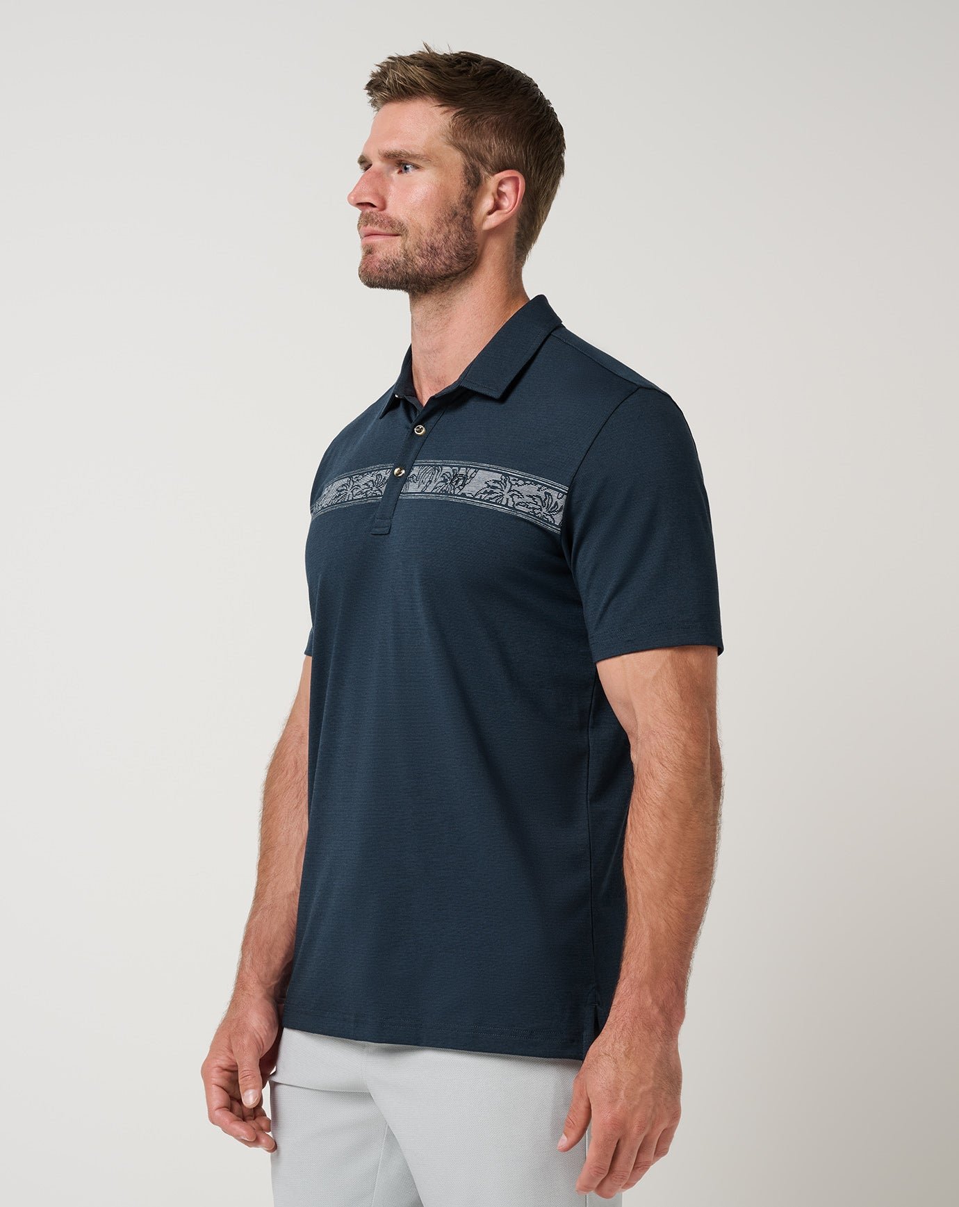 Heater Series Jersey Chest Stripe Polo image 8