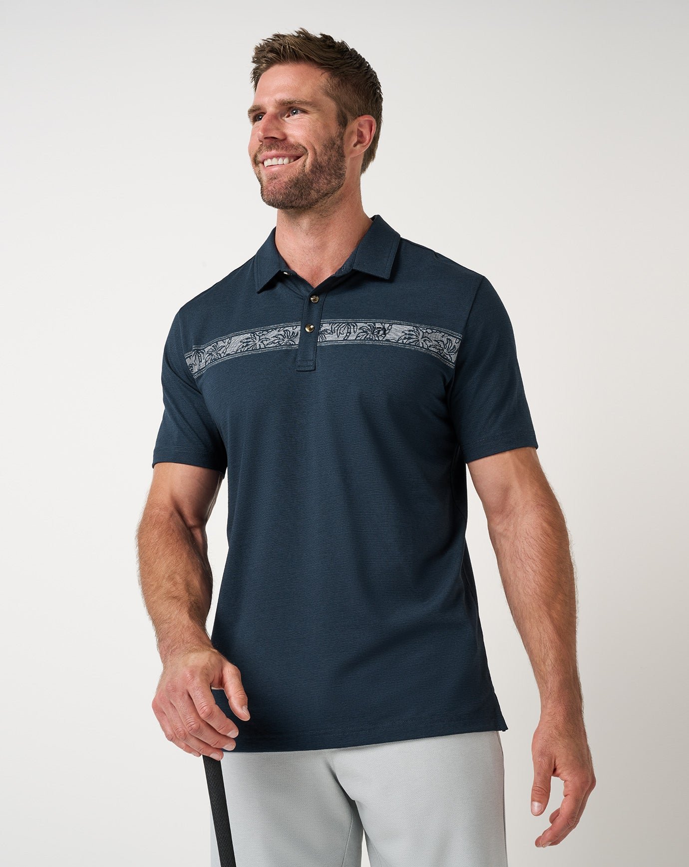 Heater Series Jersey Chest Stripe Polo image 11