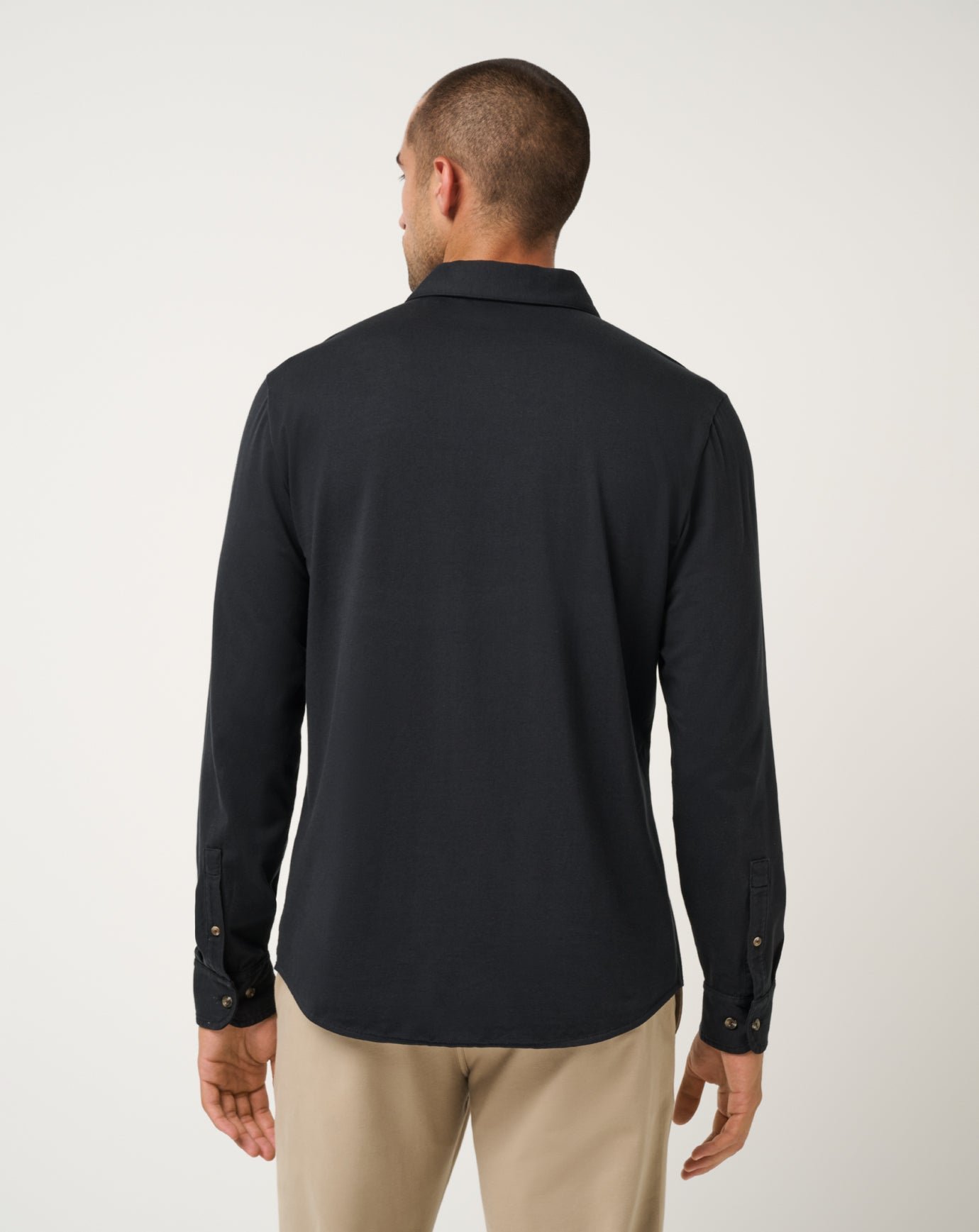 Comfortknit Long Sleeve Button-Up image 3