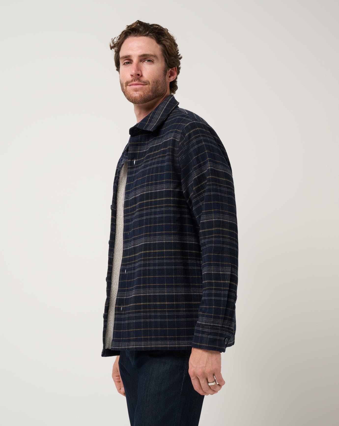 The Sherpa Driftwood Shirt Jacket image 2