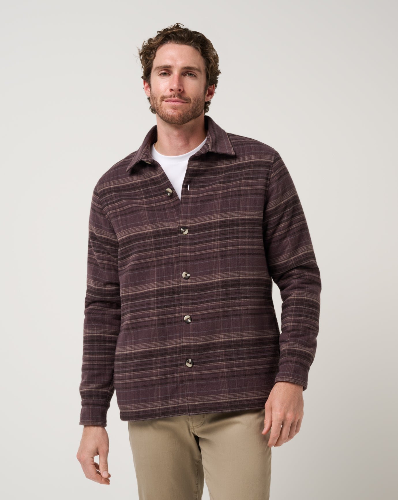 The Sherpa Driftwood Shirt Jacket image 20